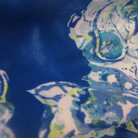 Limited Womens Small Blue Maritime Paisley Dress Knit Ruffle Sundress NWT $99 S - Picture 10 of 11